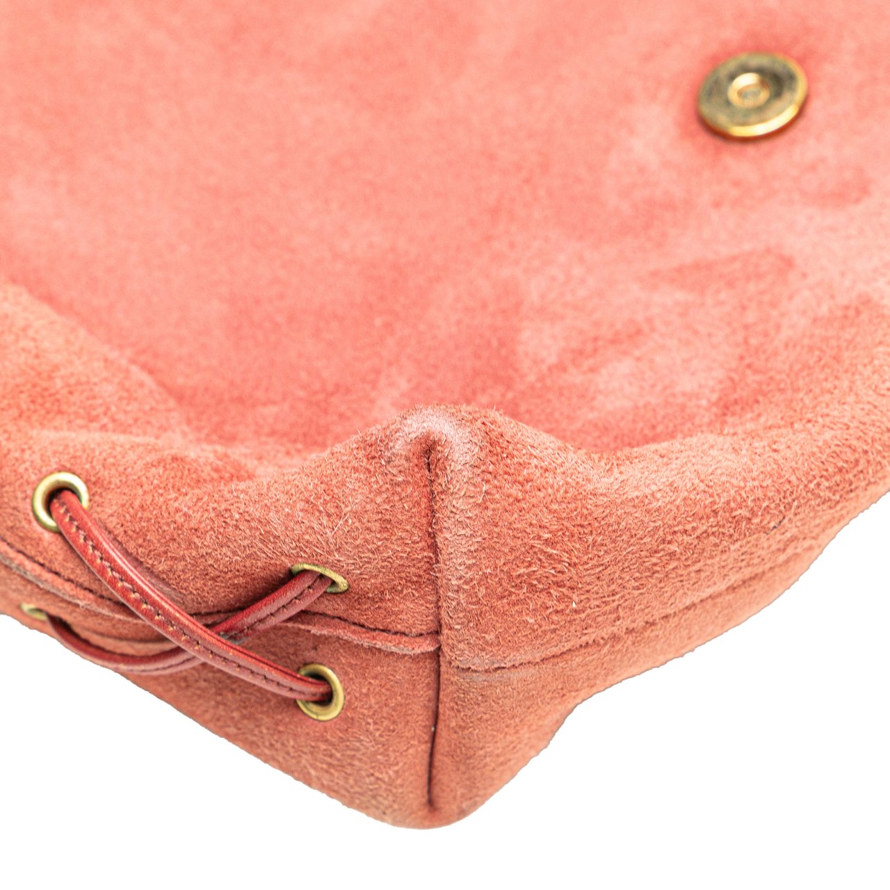 Gucci Suede Heart Shoulder Bag Roze