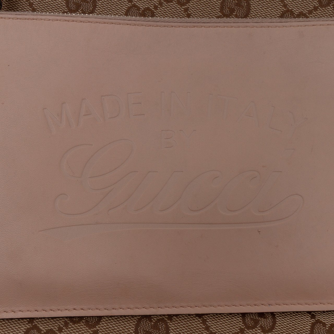 Gucci GG Canvas Craft Tote Bruin
