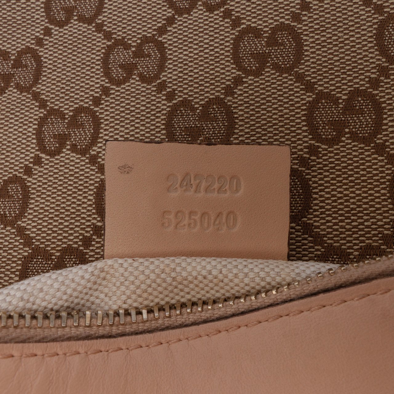 Gucci GG Canvas Craft Tote Bruin