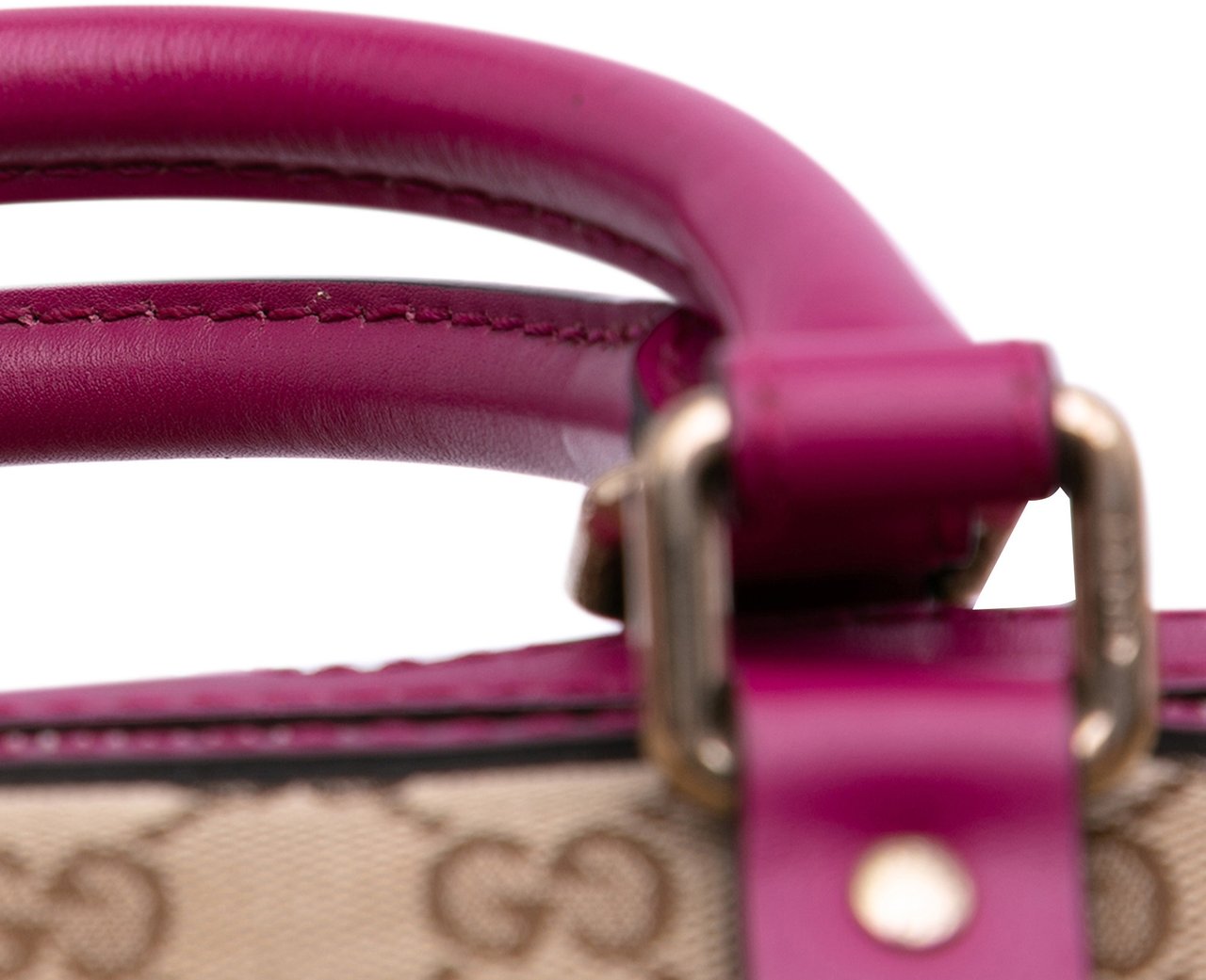Gucci Medium GG Canvas Joy Boston Bag Bruin