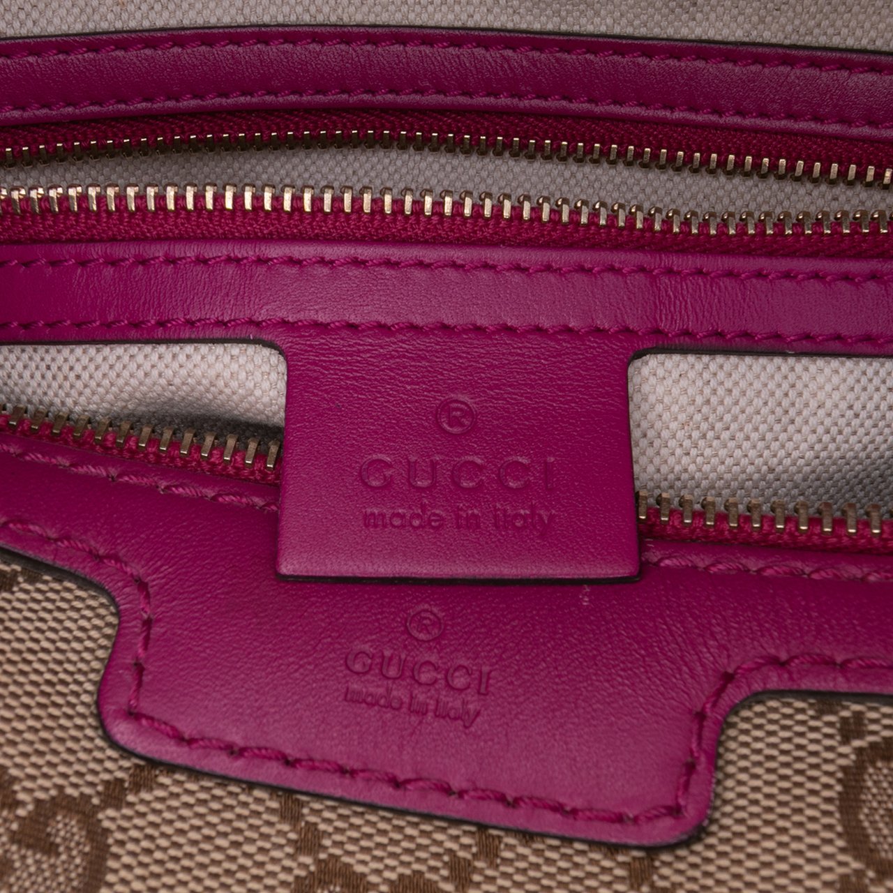 Gucci Medium GG Canvas Joy Boston Bag Bruin