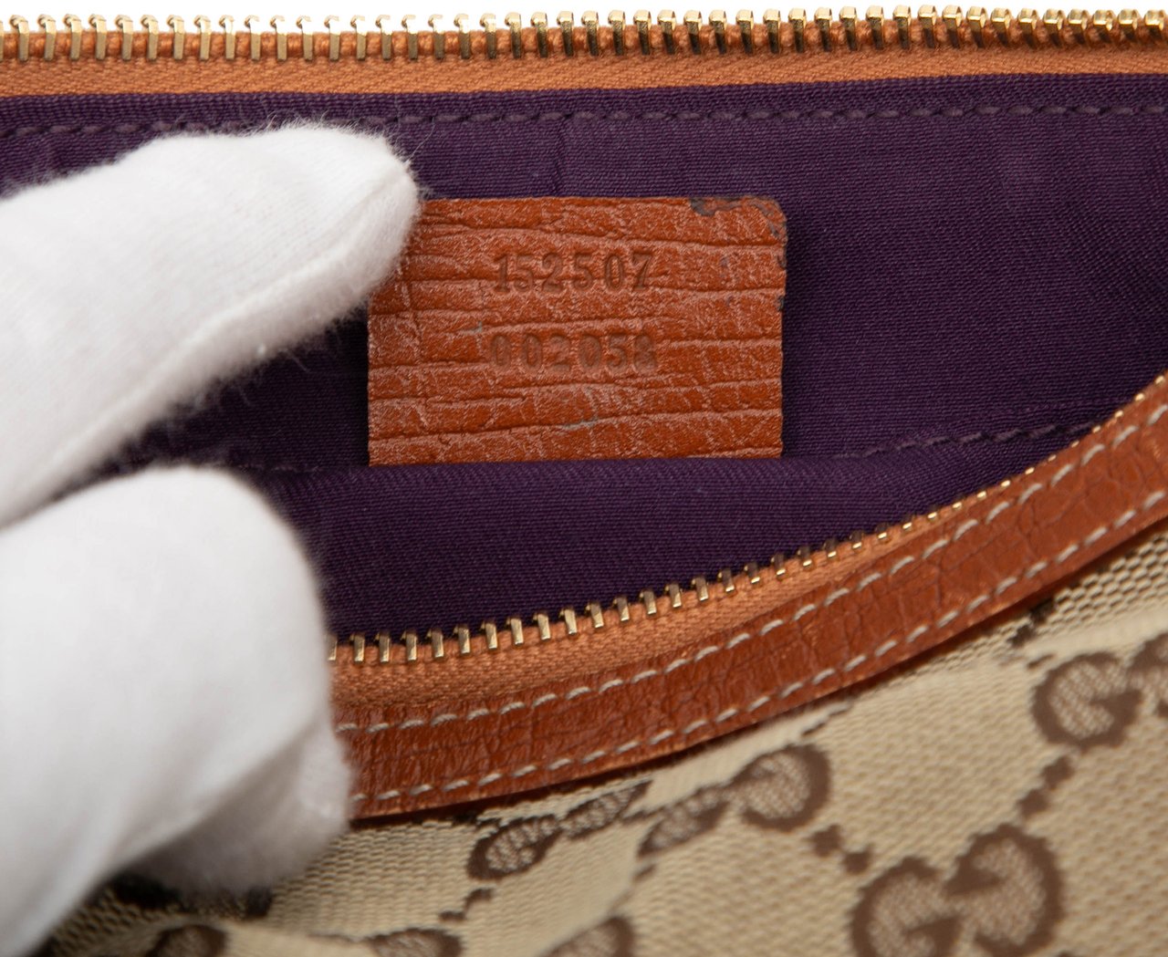 Gucci GG Canvas Jolicoeur Pochette Bruin