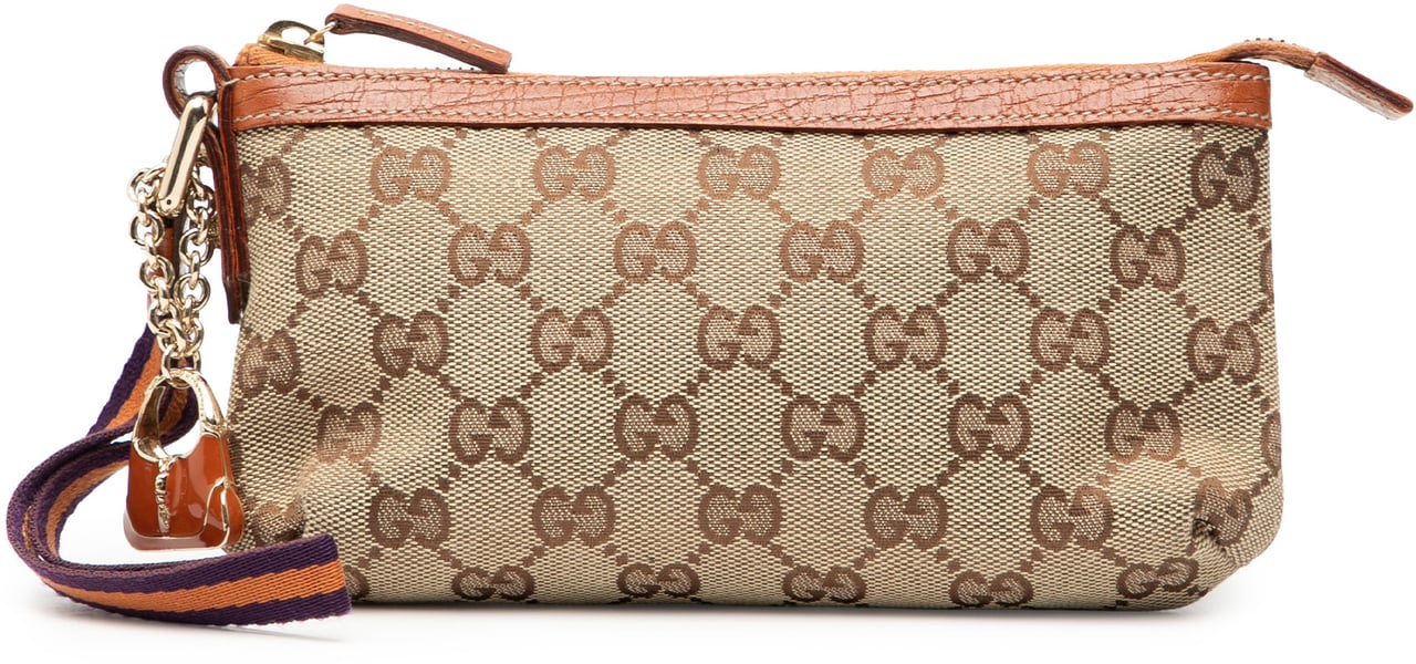 Gucci GG Canvas Jolicoeur Pochette Bruin
