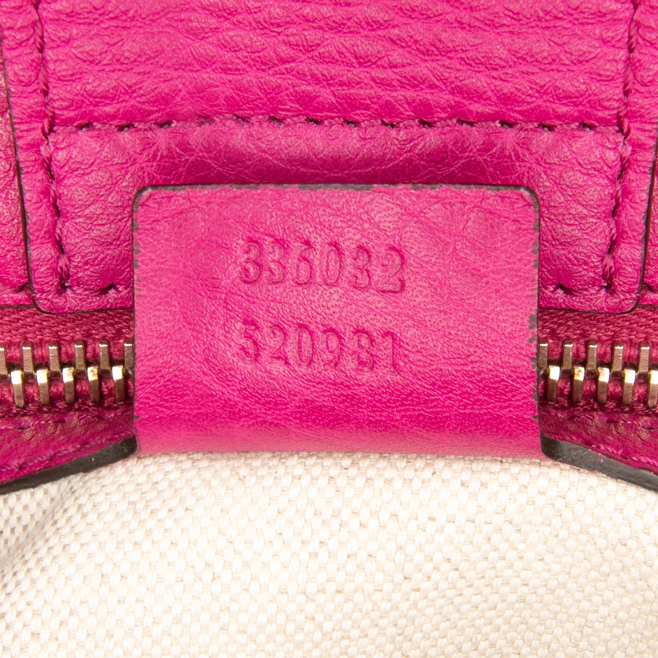 Gucci Small Calfskin Bamboo Shopper Satchel Roze