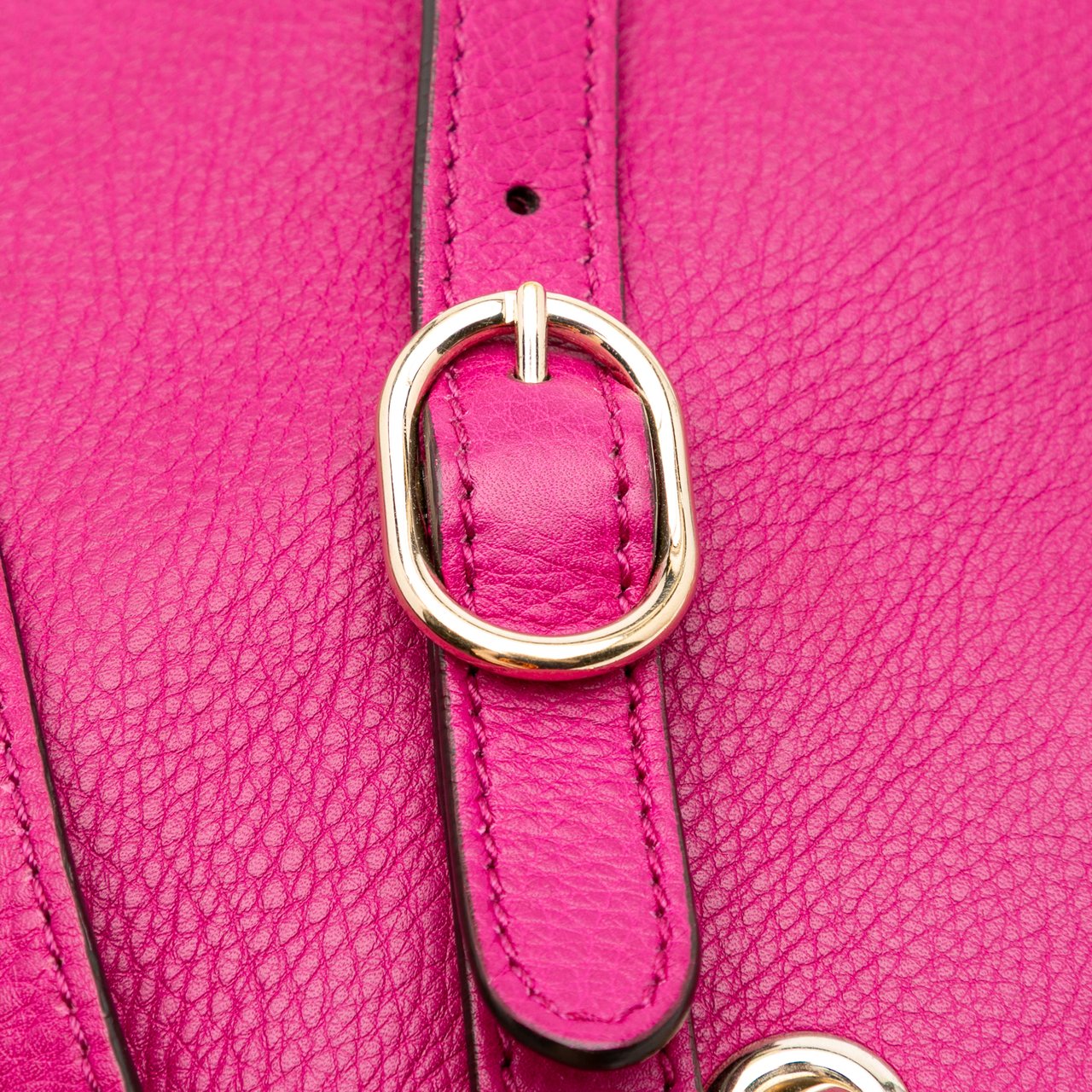 Gucci Small Calfskin Bamboo Shopper Satchel Roze