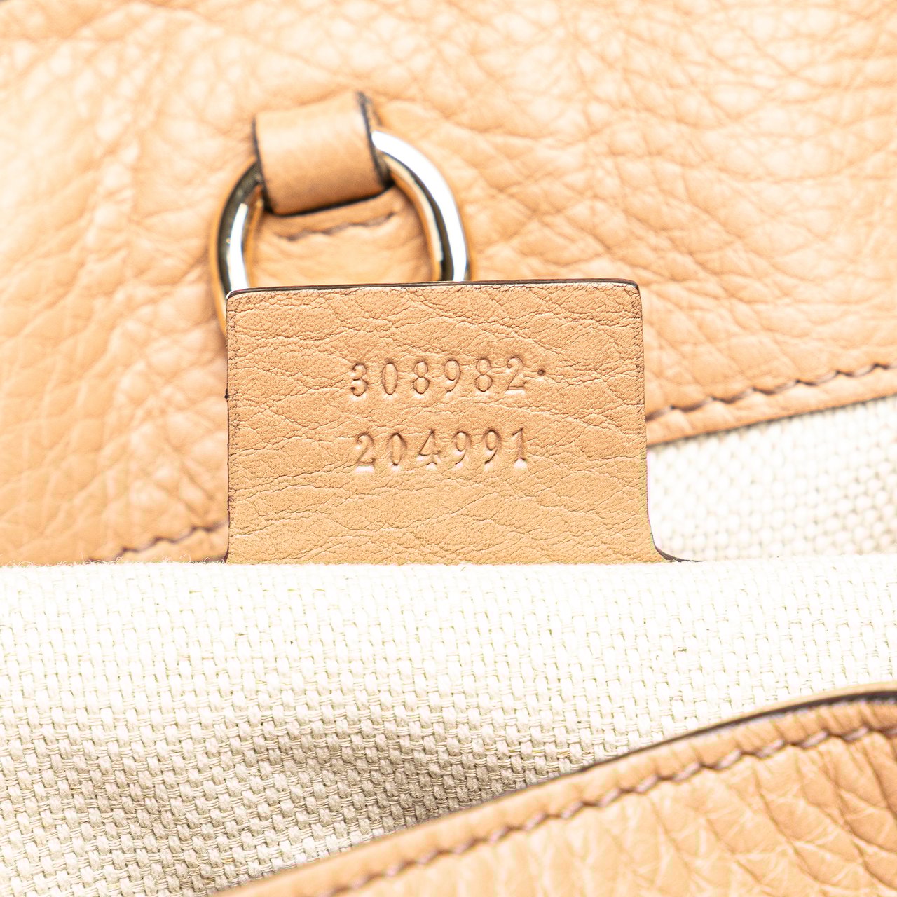 Gucci Medium Leather Soho Chain Tote Bruin