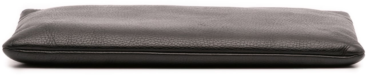 Gucci Calfskin Bamboo Tassel Clutch Zwart
