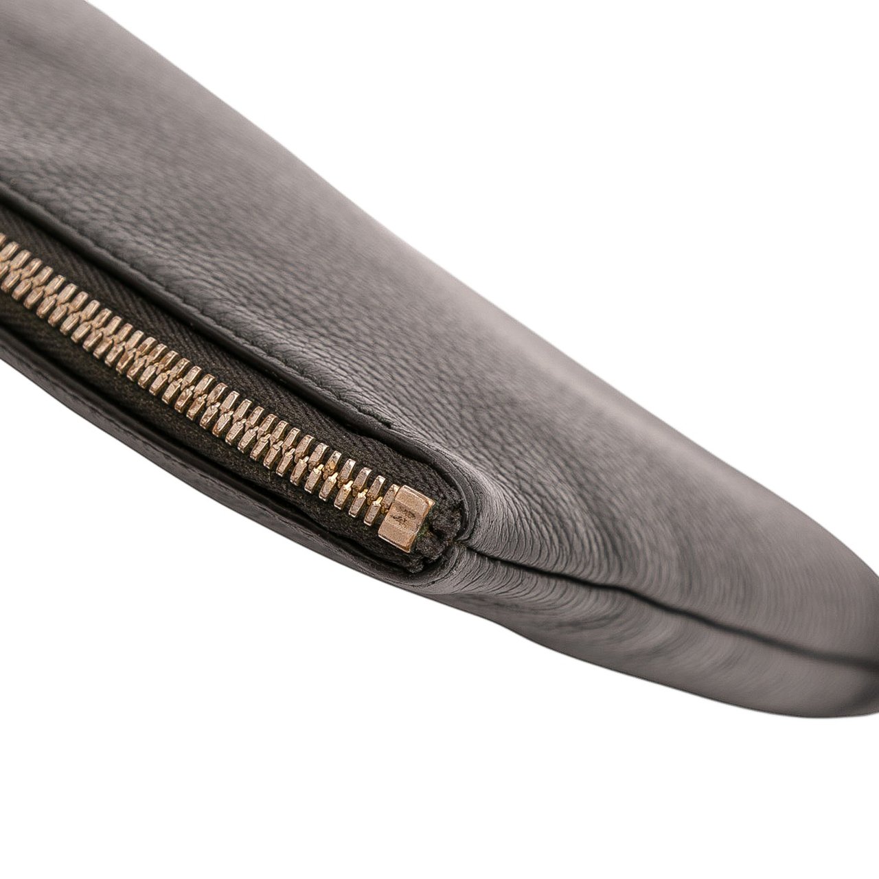 Gucci Calfskin Bamboo Tassel Clutch Zwart