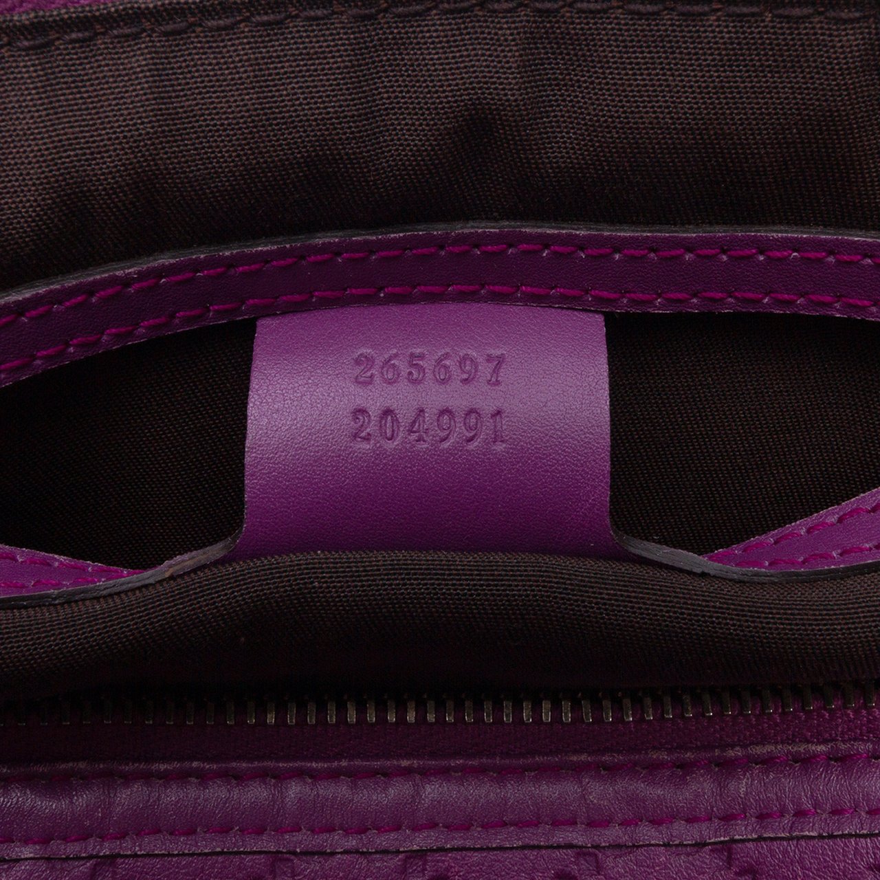 Gucci Medium Guccissima Joy Boston Bag Paars