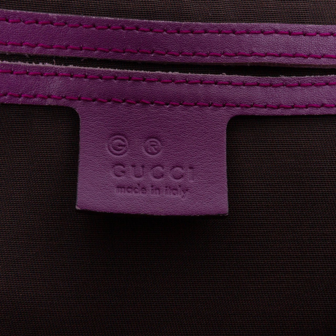 Gucci Medium Guccissima Joy Boston Bag Paars
