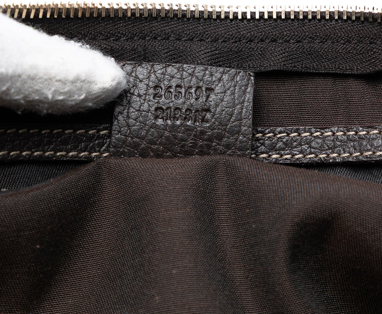 Gucci Medium GG Crystal Joy Boston Bag Bruin