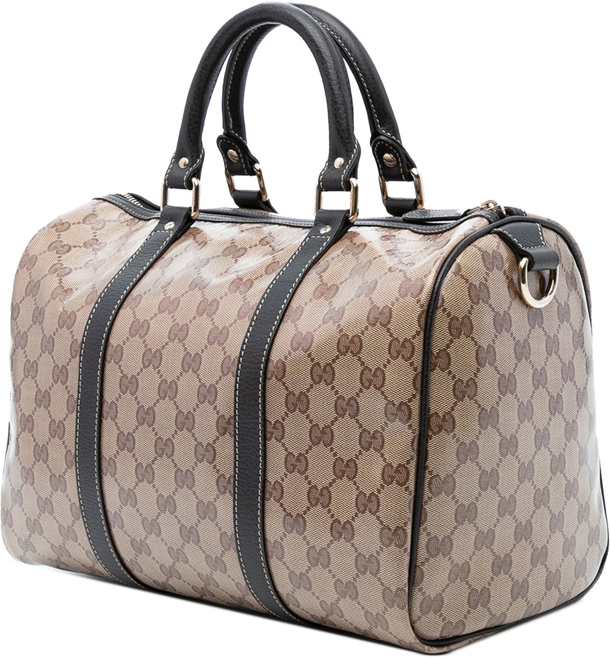 Gucci Medium GG Crystal Joy Boston Bag Bruin