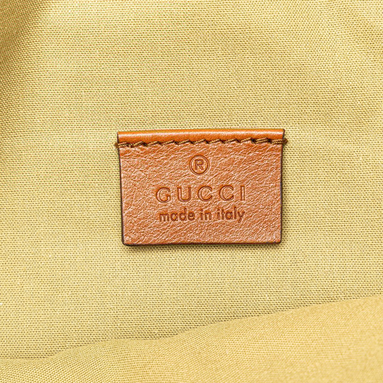 Gucci Canvas Web Belt Bag Bruin
