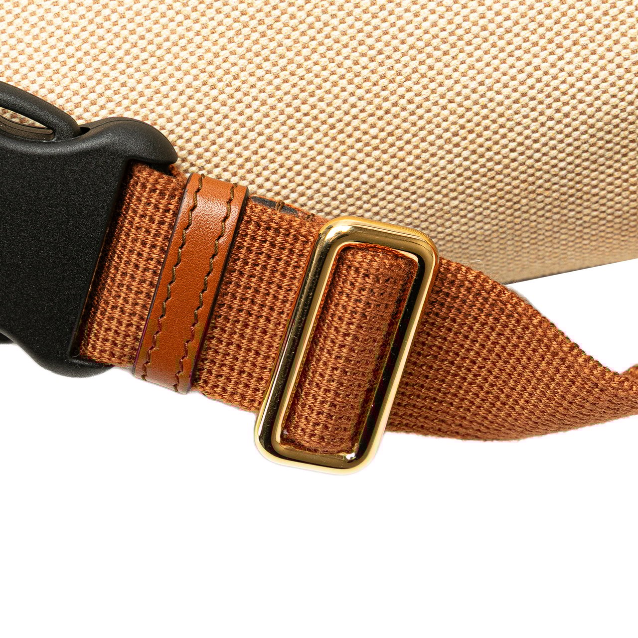 Gucci Canvas Web Belt Bag Bruin