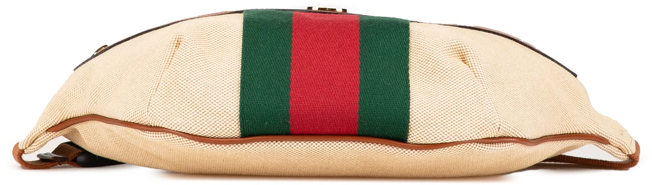 Gucci Canvas Web Belt Bag Bruin