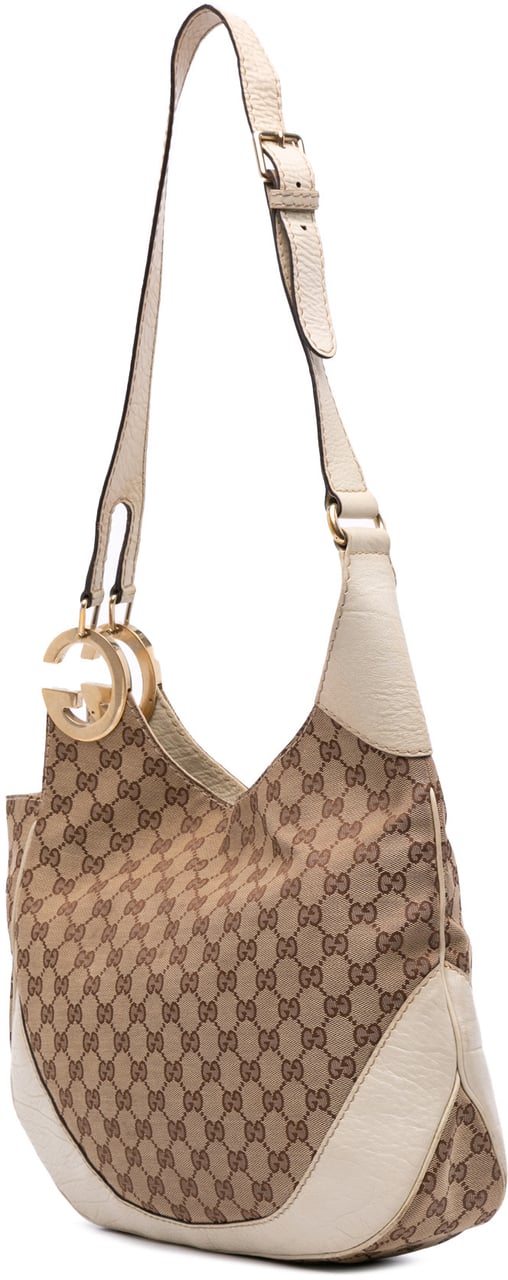 Gucci GG Canvas Charlotte Crossbody Bruin