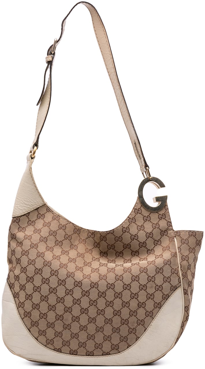 Gucci GG Canvas Charlotte Crossbody Bruin