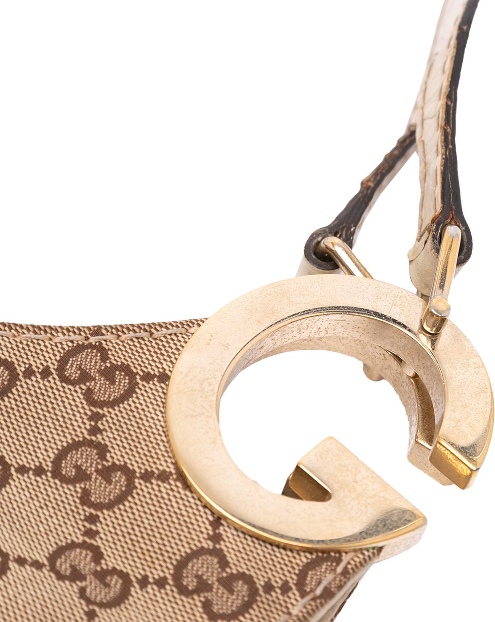 Gucci GG Canvas Charlotte Crossbody Bruin