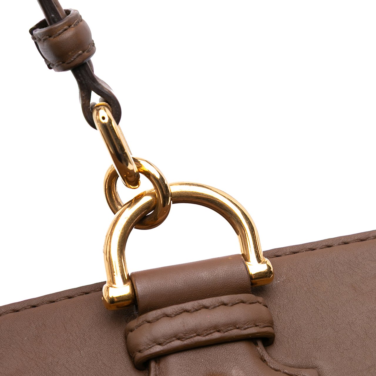 Gucci Leather Smilla Satchel Bruin