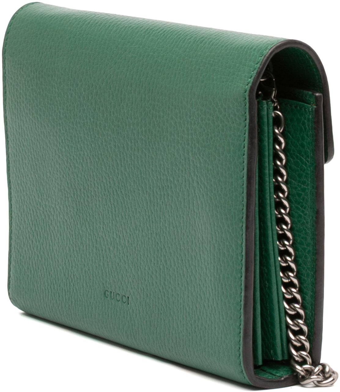 Gucci Leather Dionysus Wallet on Chain Groen