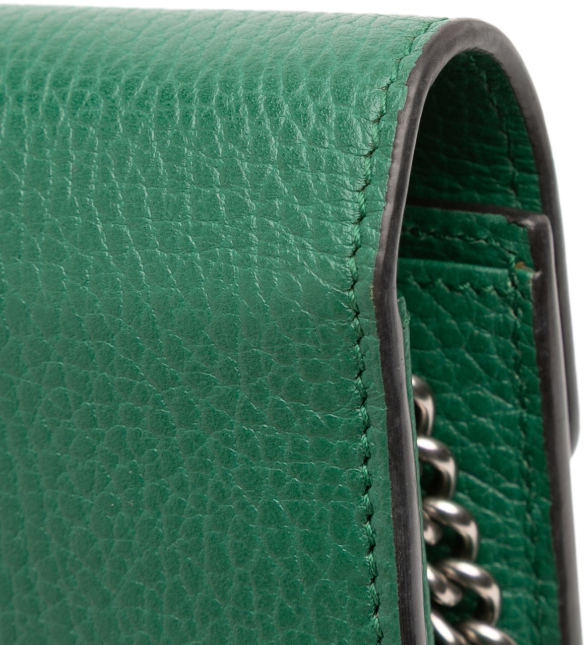 Gucci Leather Dionysus Wallet on Chain Groen