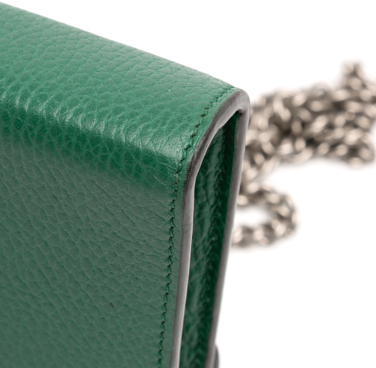 Gucci Leather Dionysus Wallet on Chain Groen