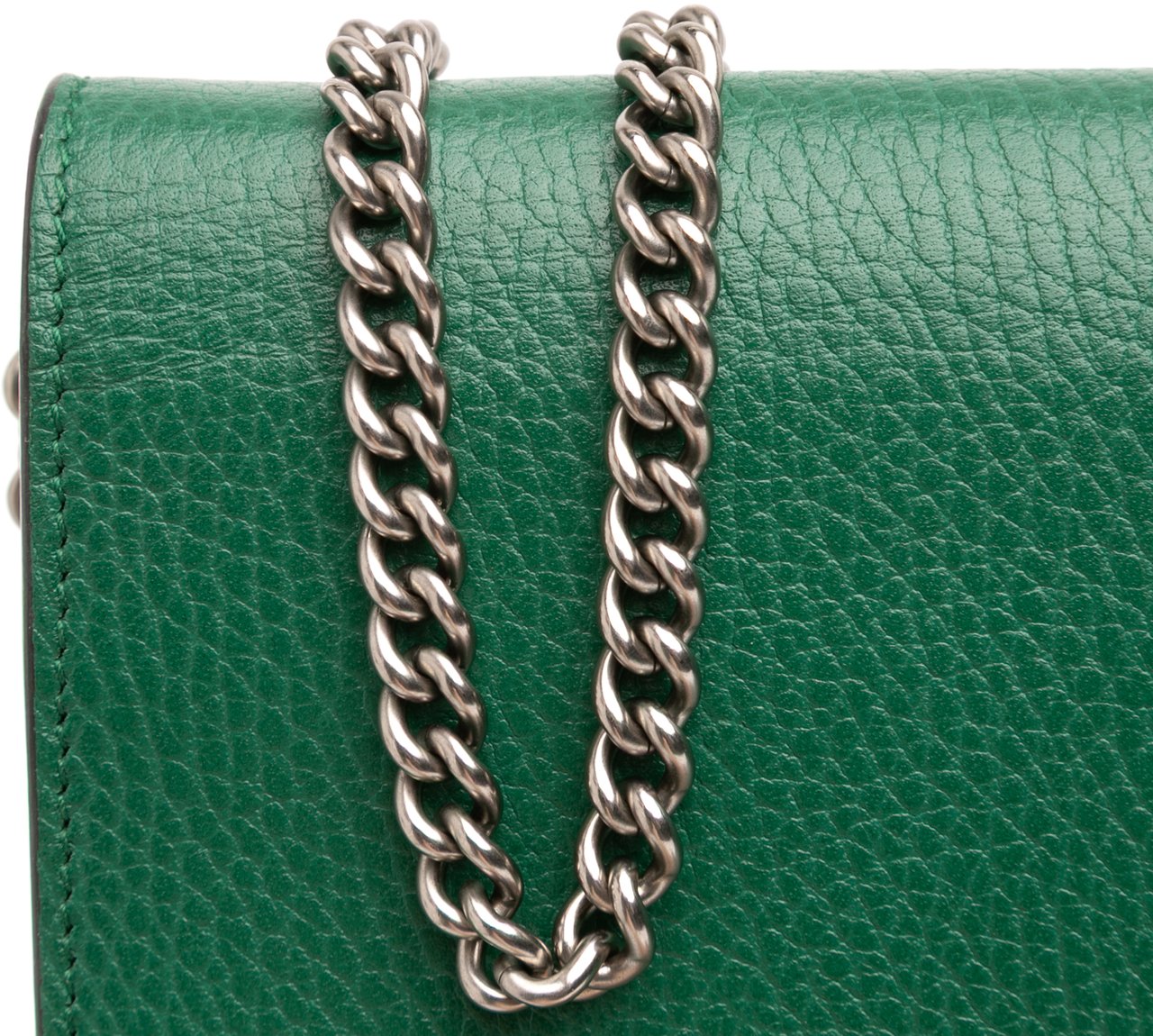 Gucci Leather Dionysus Wallet on Chain Groen