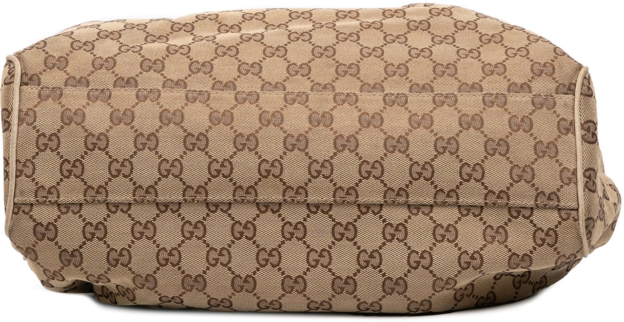 Gucci Medium GG Canvas Sukey Tote Bruin
