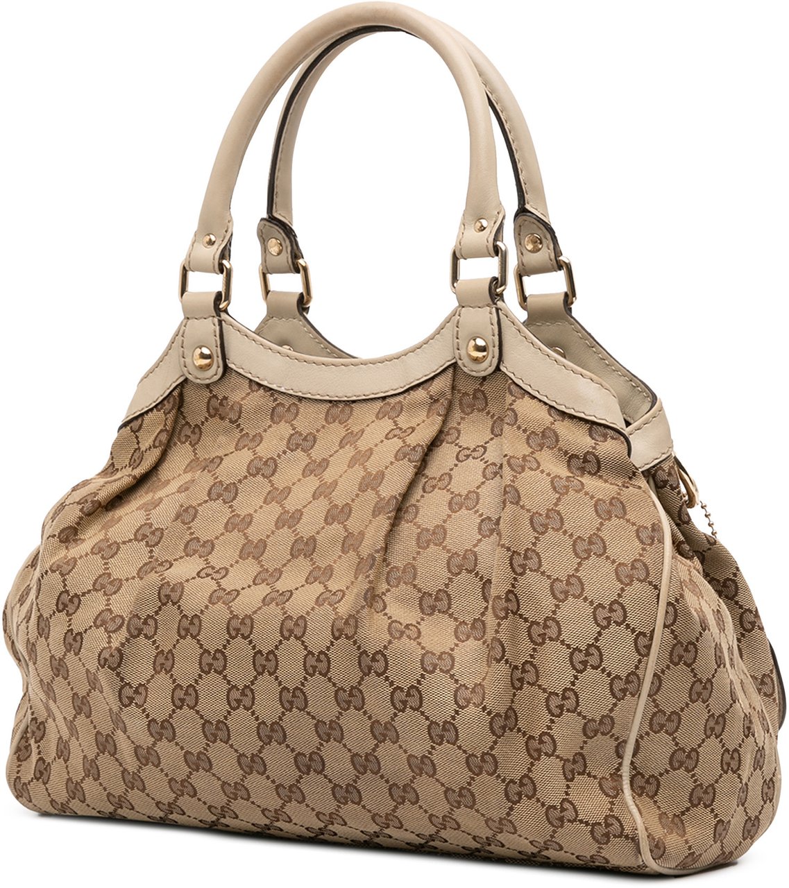Gucci Medium GG Canvas Sukey Tote Bruin