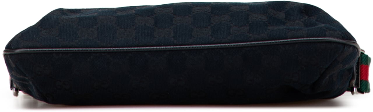 Gucci GG Canvas Web Crossbody Zwart