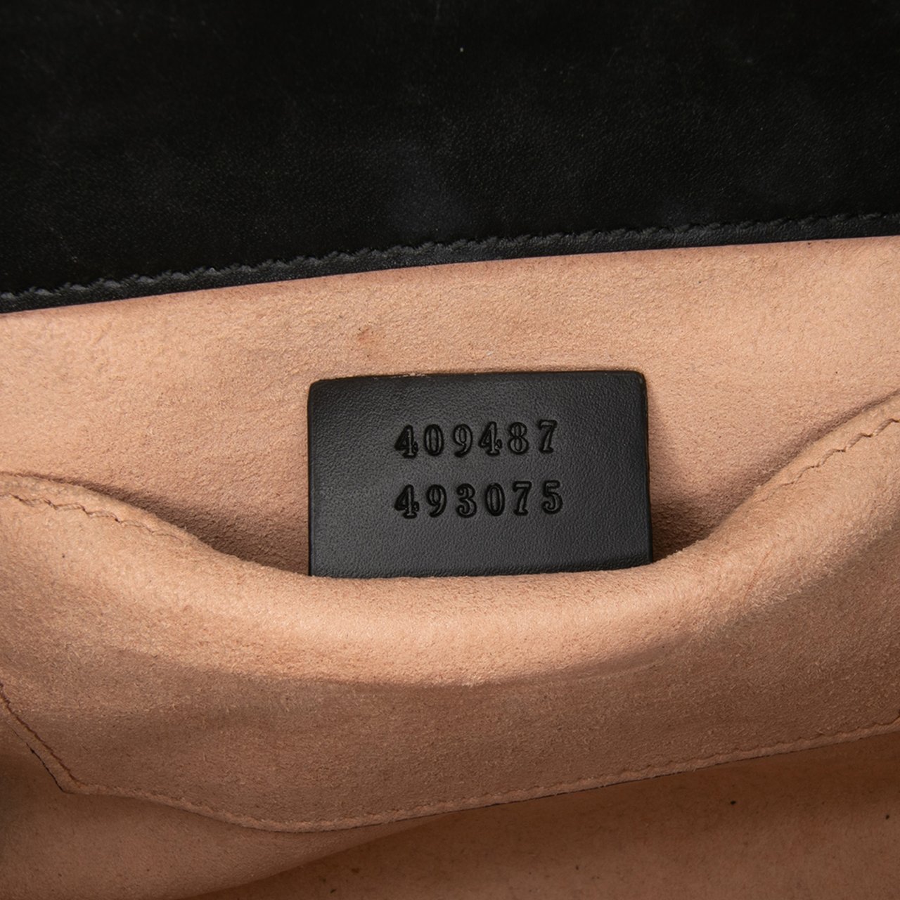 Gucci Small Guccissima Padlock Crossbody Zwart