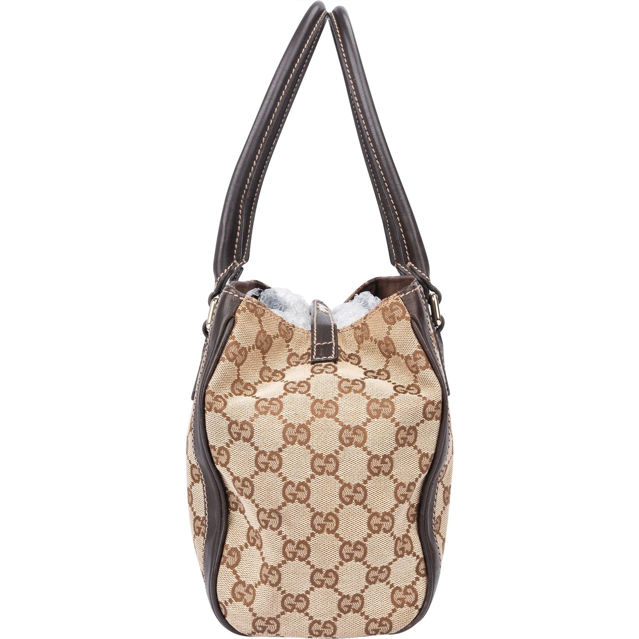 Gucci Gucci GG Monogram Leather Flower Handbag Divers