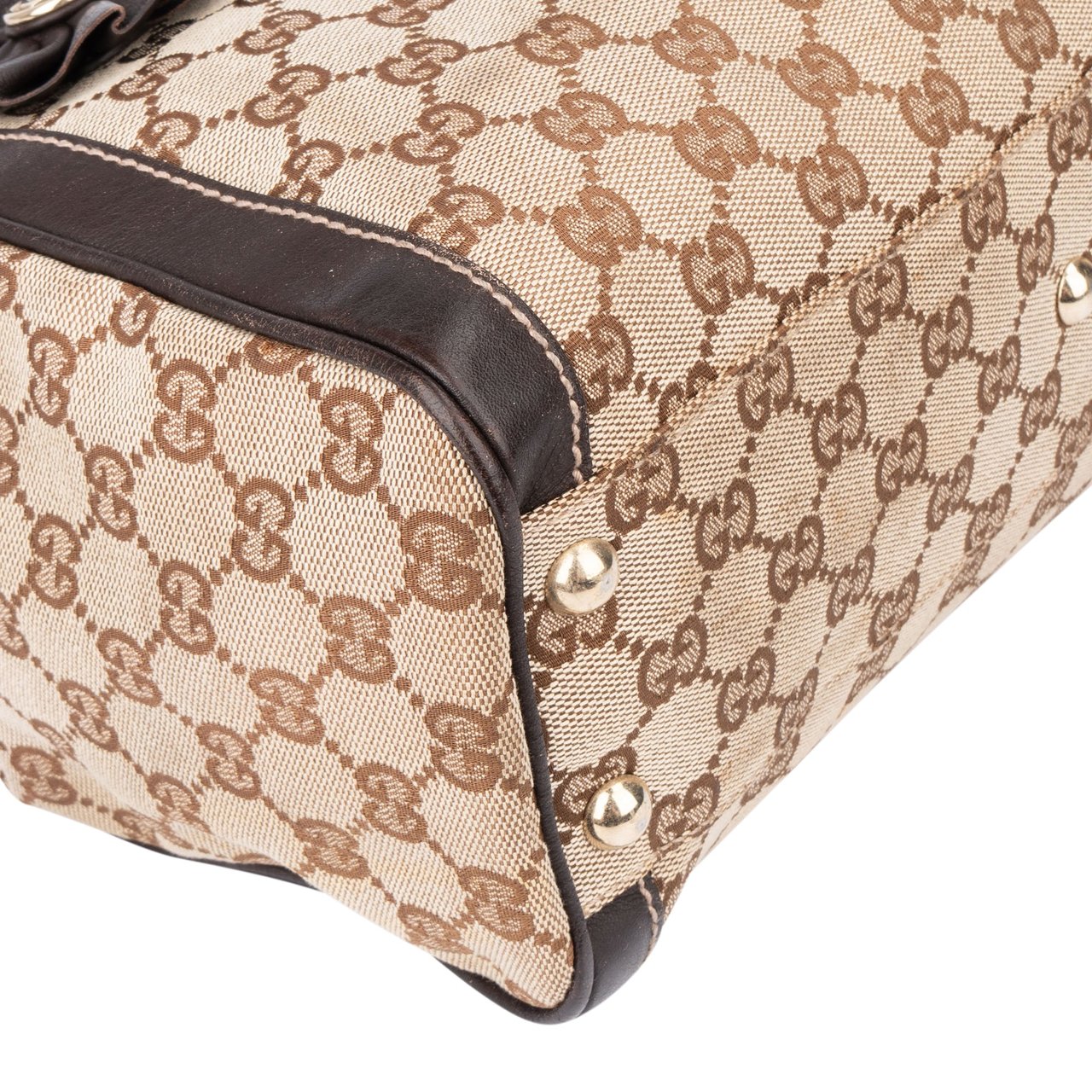 Gucci Gucci GG Monogram Leather Flower Handbag Divers