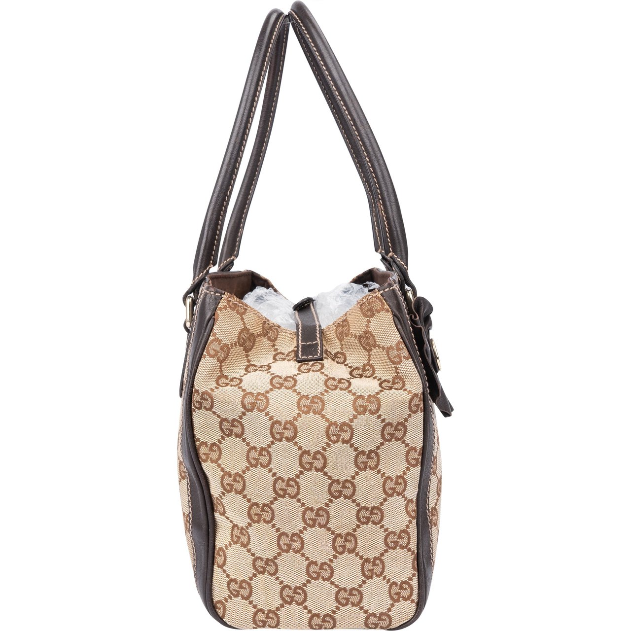 Gucci Gucci GG Monogram Leather Flower Handbag Divers