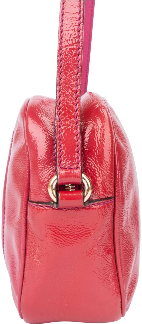 Gucci Gucci Patent Leather GG Soho Crossbody Bag Divers