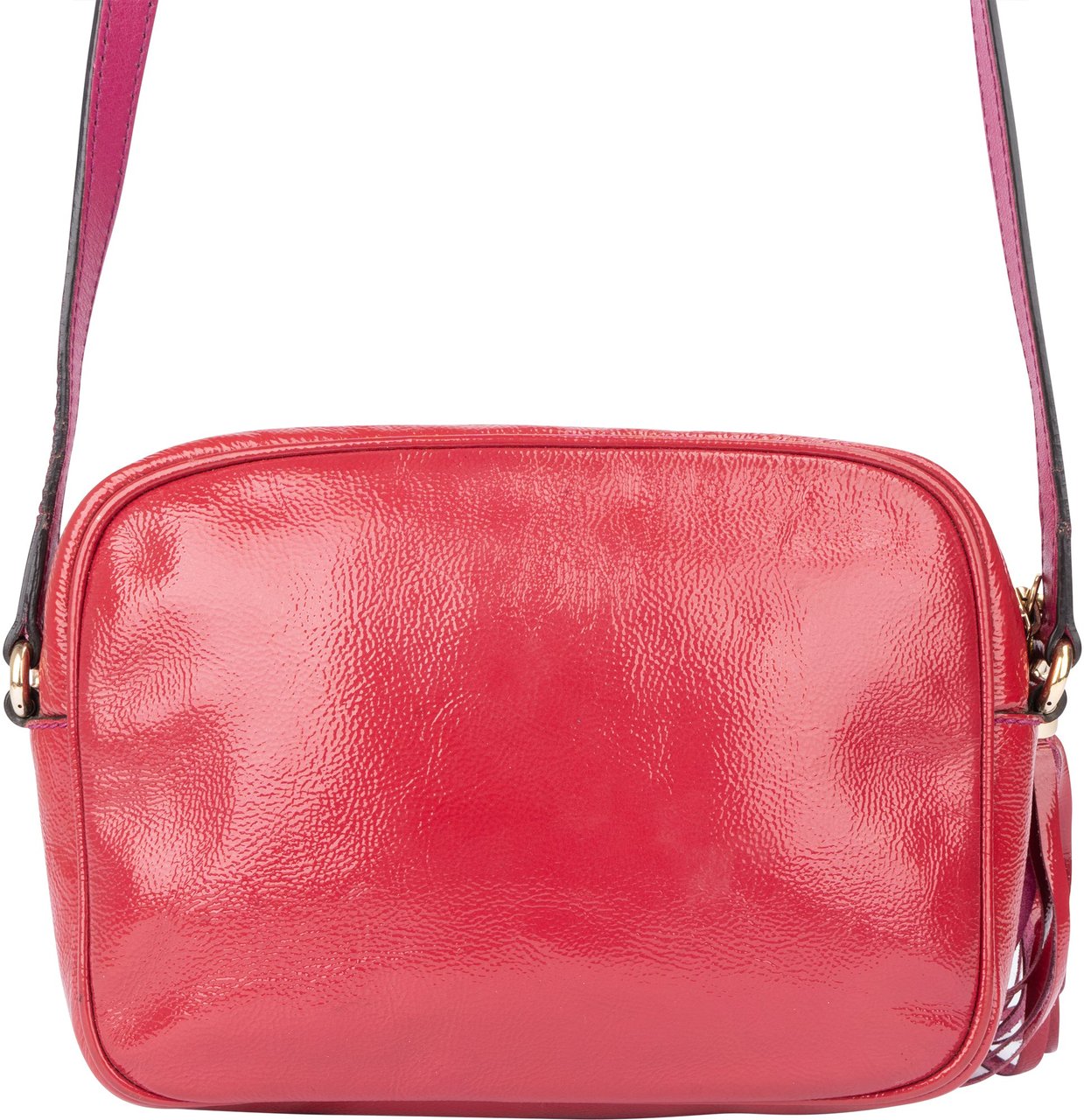 Gucci Gucci Patent Leather GG Soho Crossbody Bag Divers