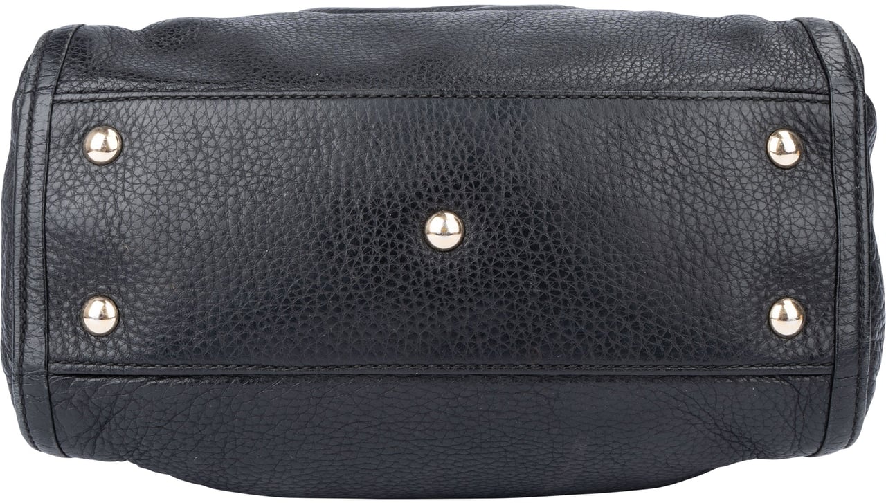 Gucci Gucci Leather GG Soho Handbag Zwart