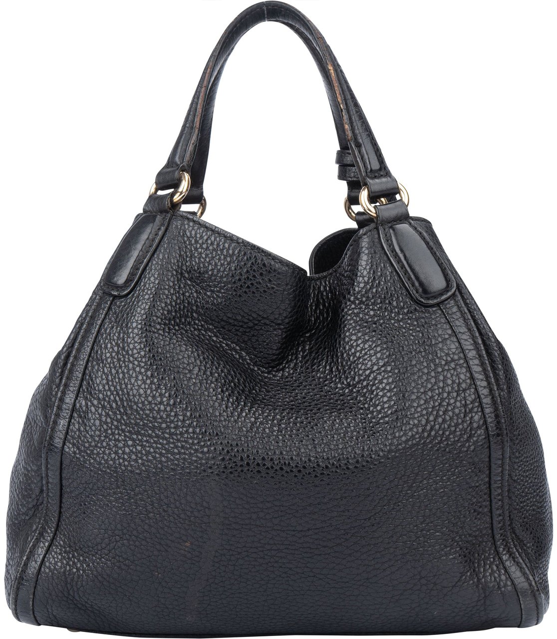 Gucci Gucci Leather GG Soho Handbag Zwart