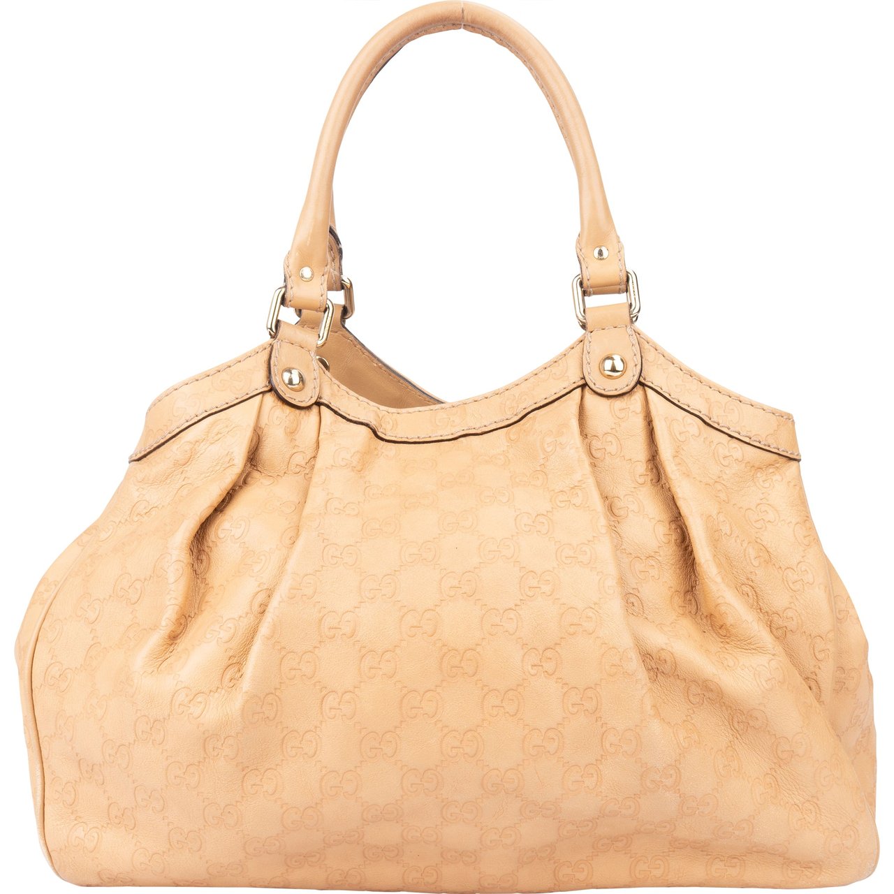 Gucci Gucci GG Leather Monogram Sukey Handbag Divers