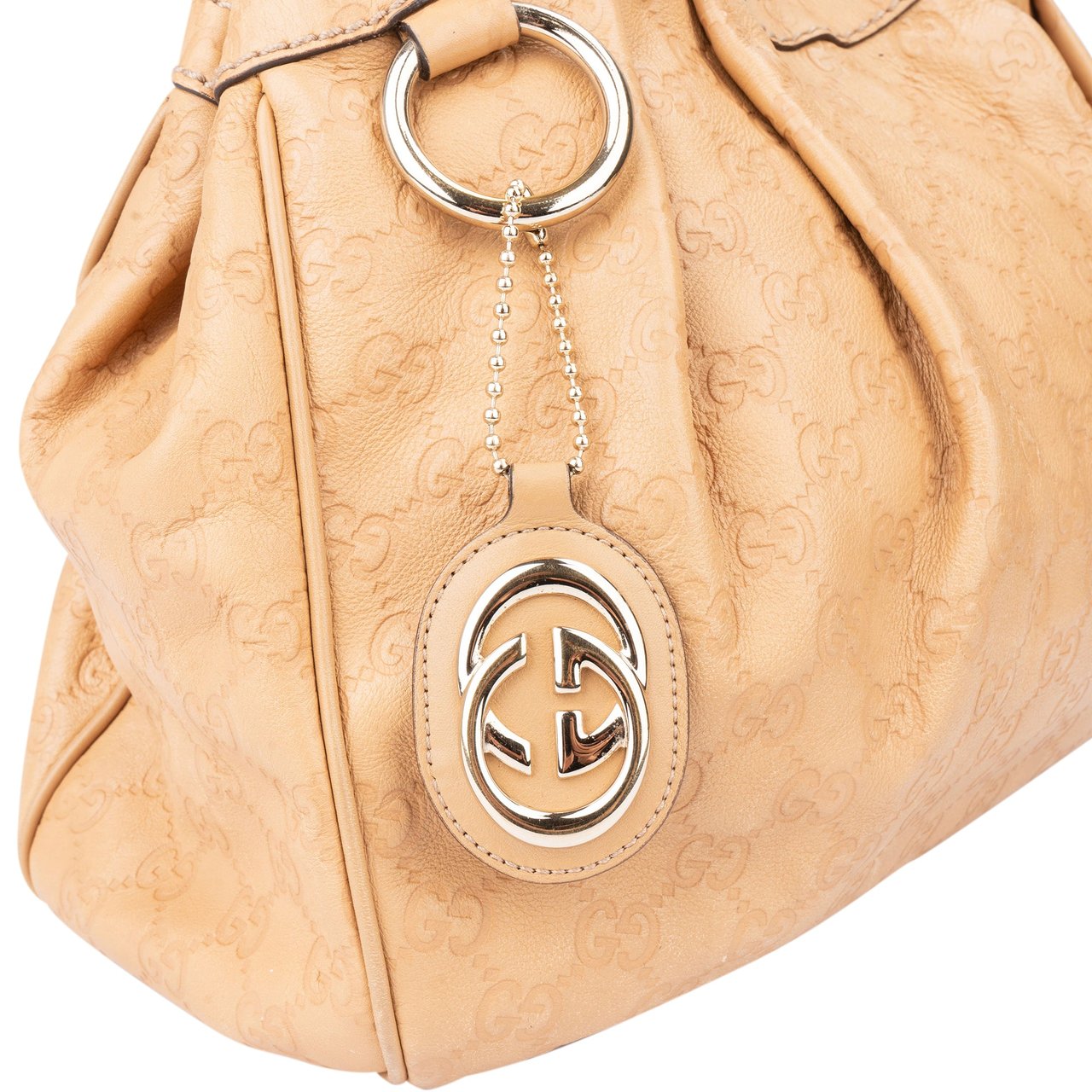 Gucci Gucci GG Leather Monogram Sukey Handbag Divers