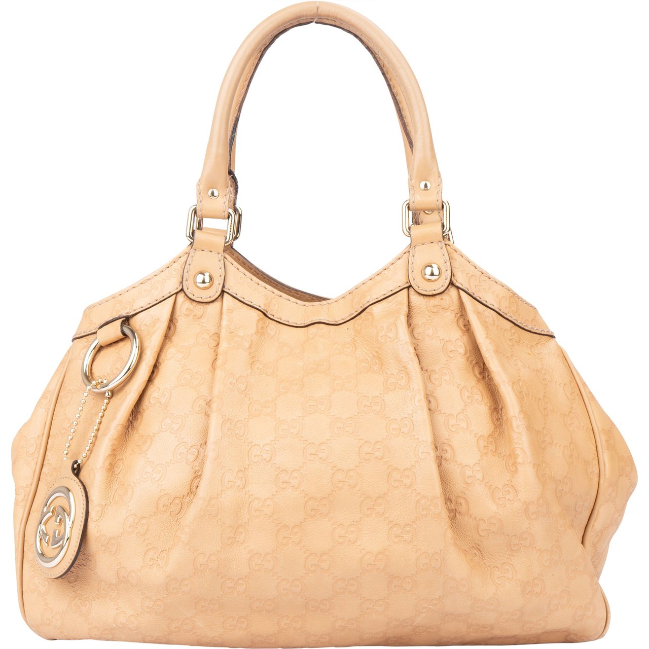 Gucci Gucci GG Leather Monogram Sukey Handbag Divers