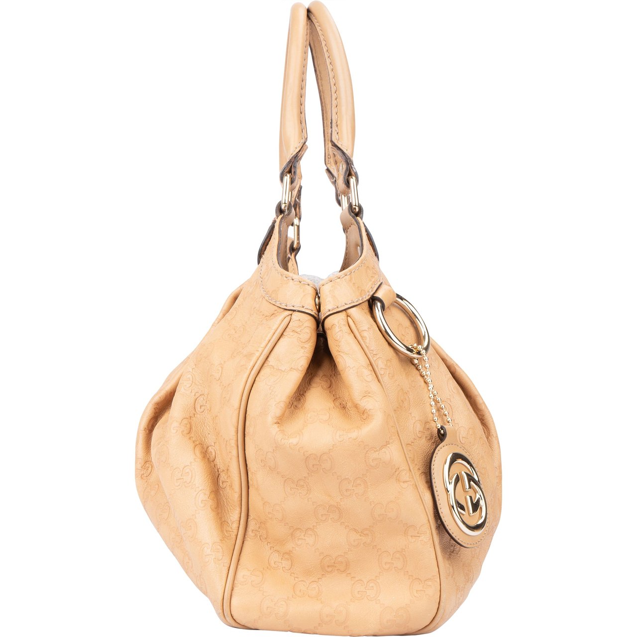 Gucci Gucci GG Leather Monogram Sukey Handbag Divers