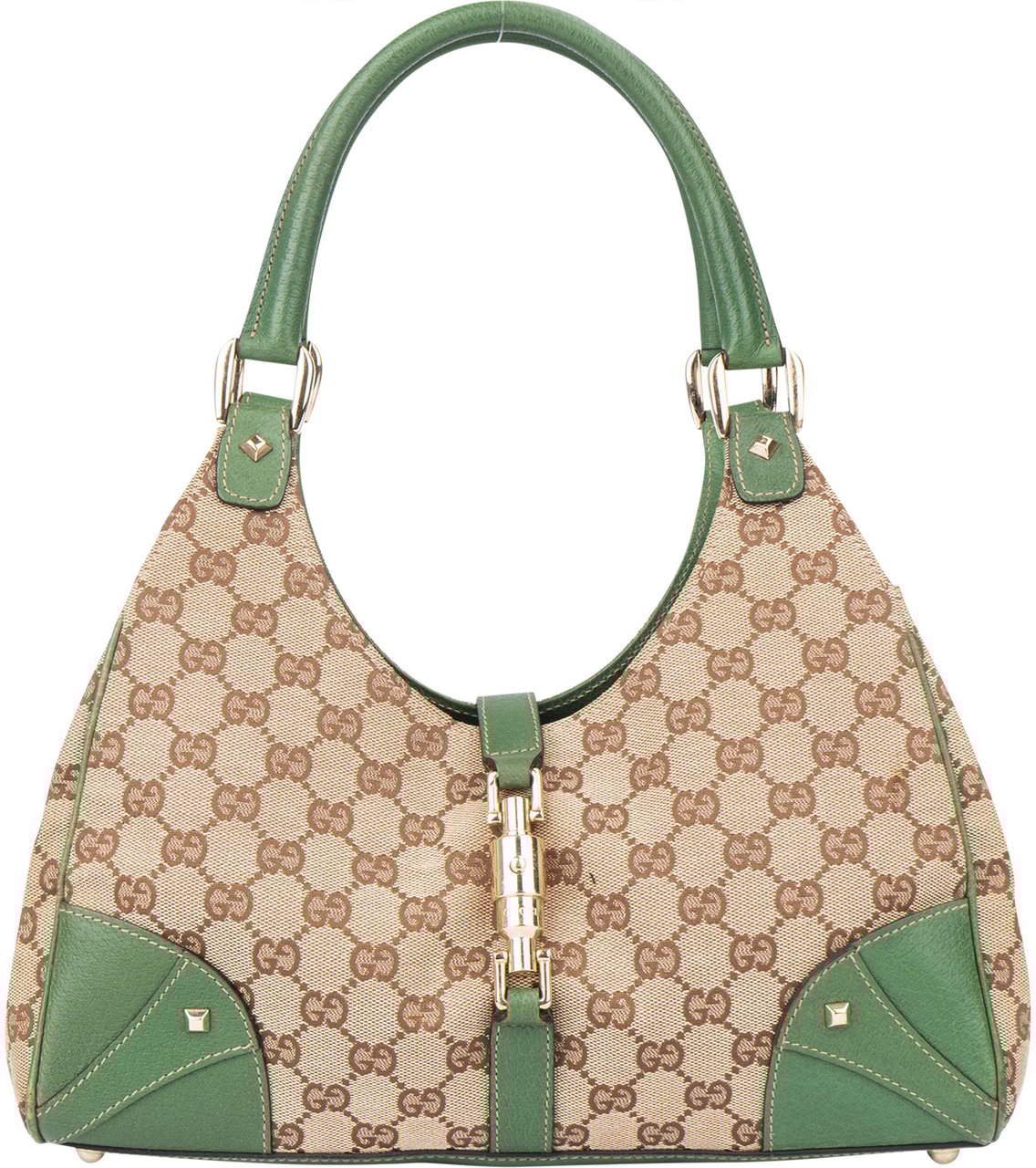 Gucci Gucci GG Monogram Spikes Jackie Handbag Divers