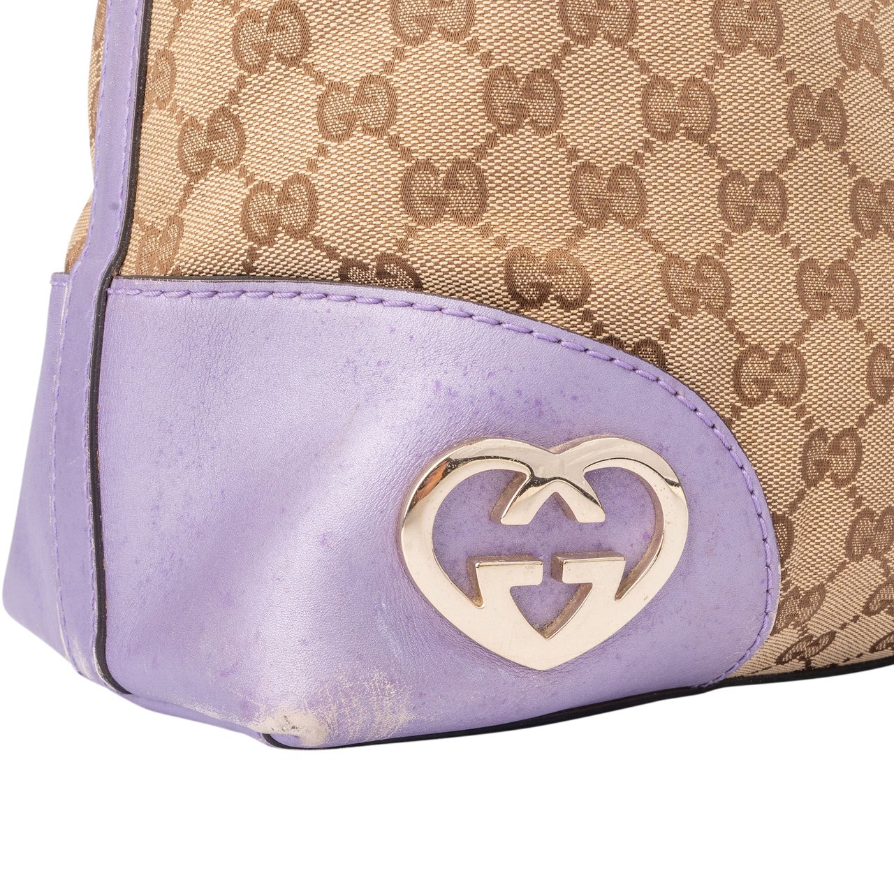 Gucci Gucci GG Monogram Lovely Heart Hobo Bag Divers
