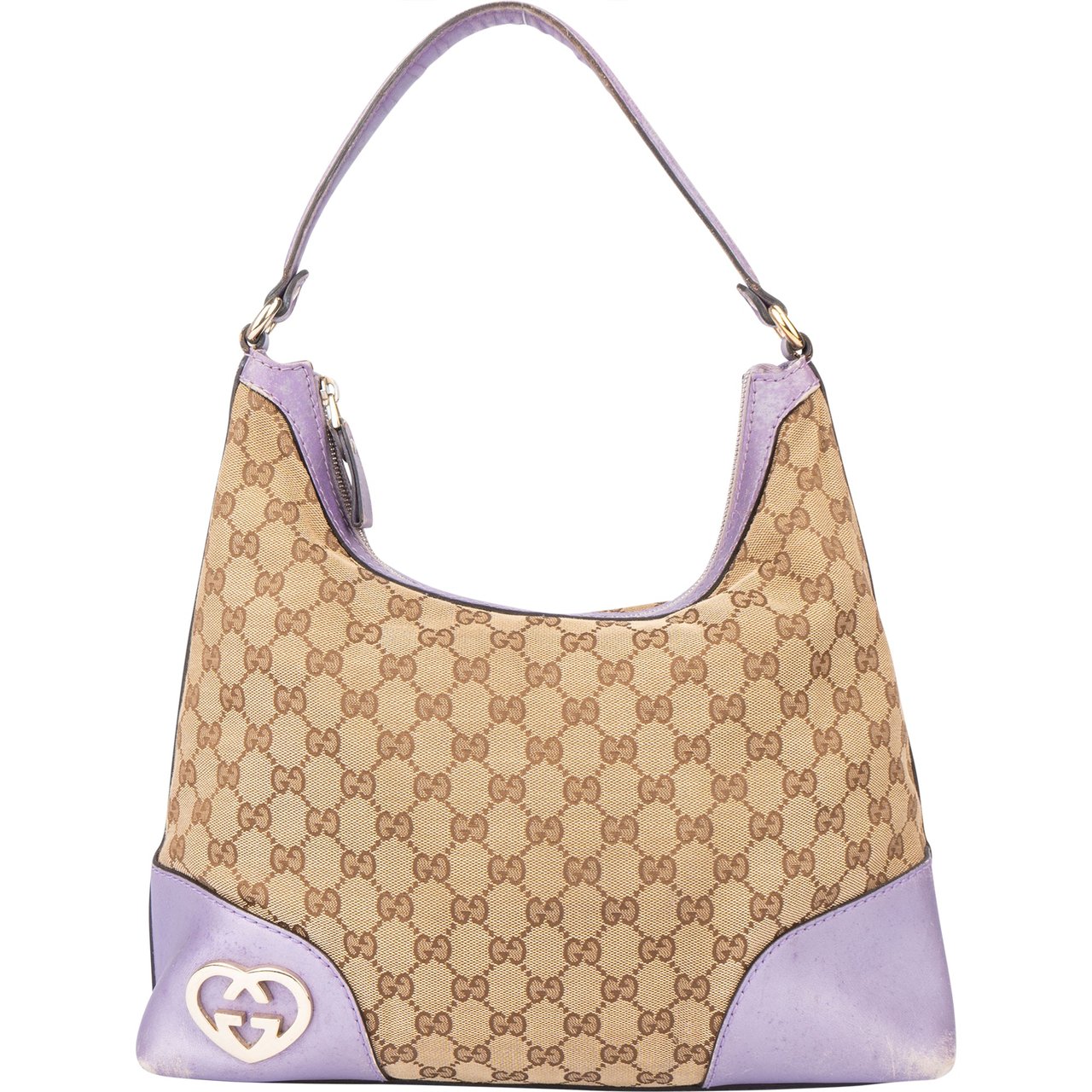 Gucci Gucci GG Monogram Lovely Heart Hobo Bag Divers