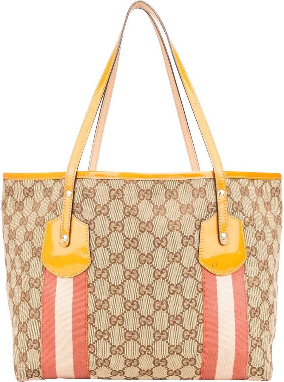 Gucci GG Monogram Jolly Charms Handbag Bruin