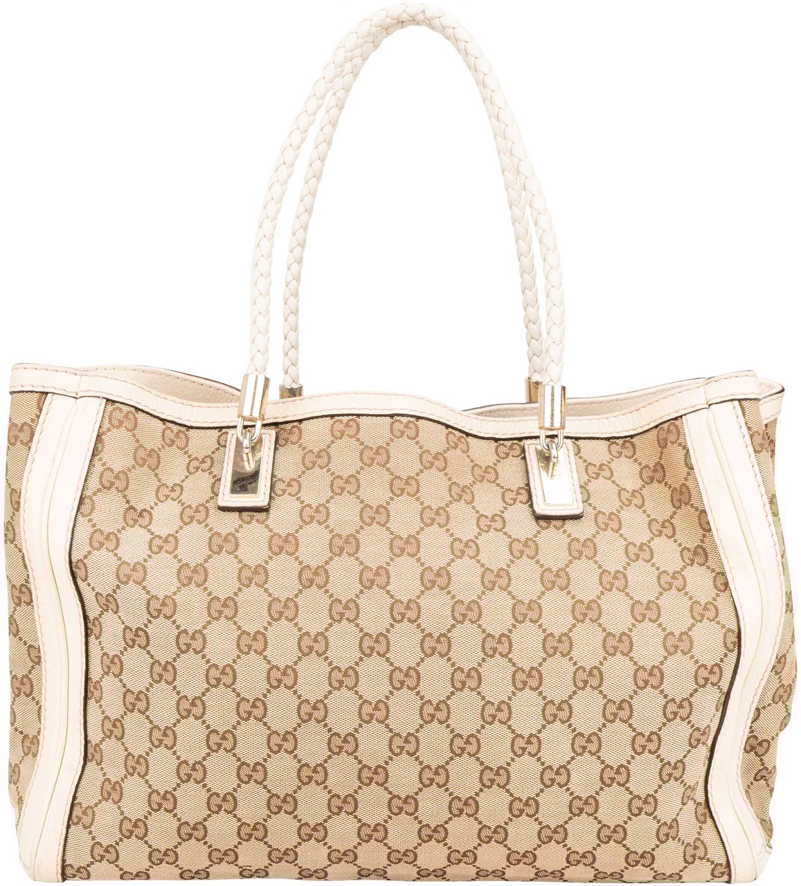 Gucci Gucci GG Monogram Braid Leather Shoulder Bag Divers