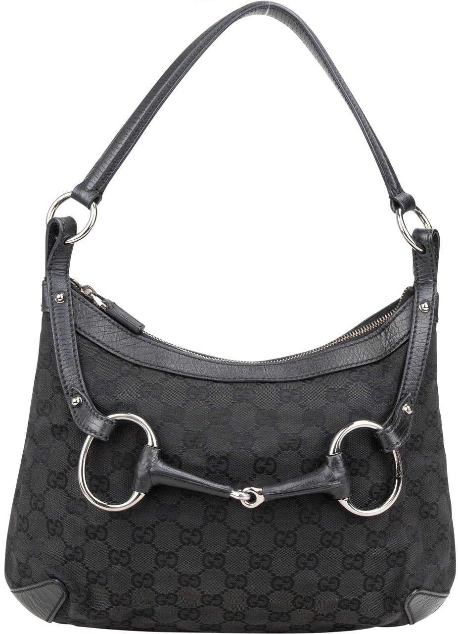 Gucci Gucci GG Monogram Horsebit Hobo Bag Divers