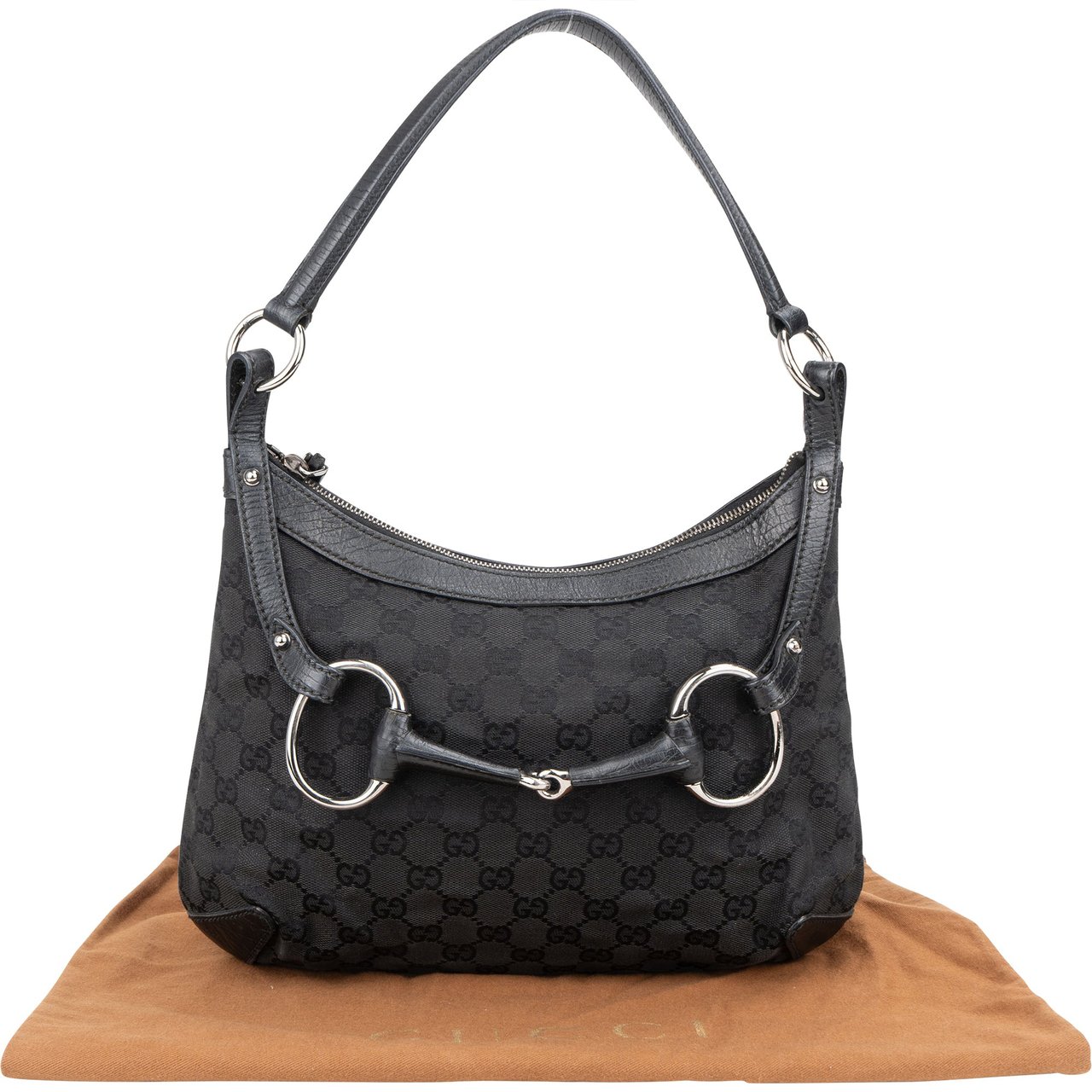 Gucci Gucci GG Monogram Horsebit Hobo Bag Divers