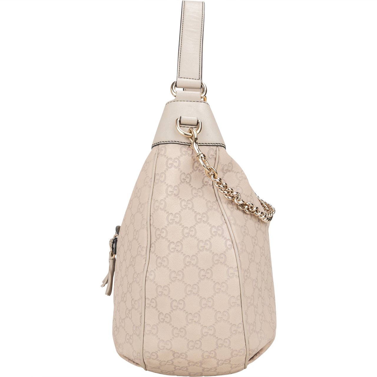 Gucci Gucci GG Leather Monogram Horsebit Emily Hobo Bag Divers